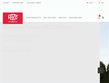 Tablet Screenshot of felco.com