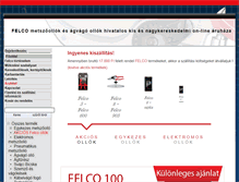 Tablet Screenshot of felco.hu